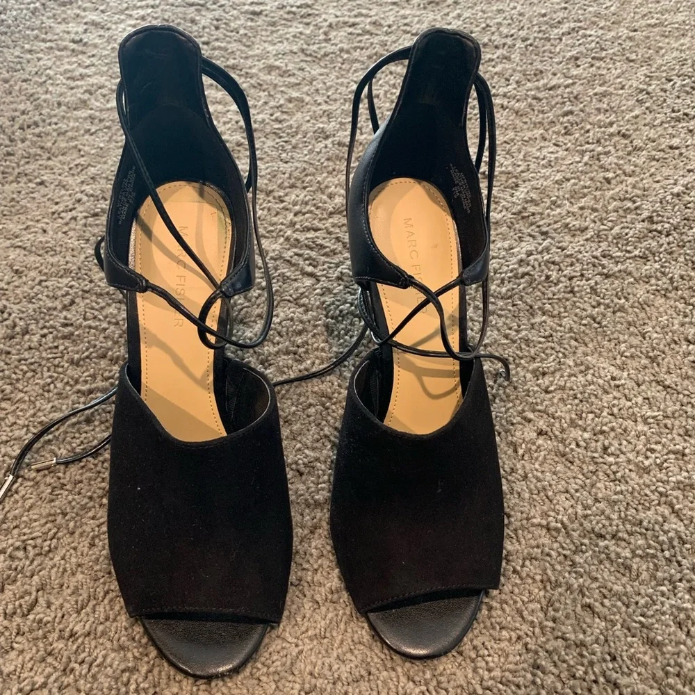 Marc Fisher suede heels